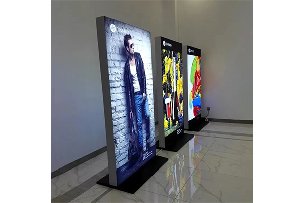 Vertical Advertising Light Box Double-Sided Luminous Billboard Outdoor Mobile UV Soft Film Light Box