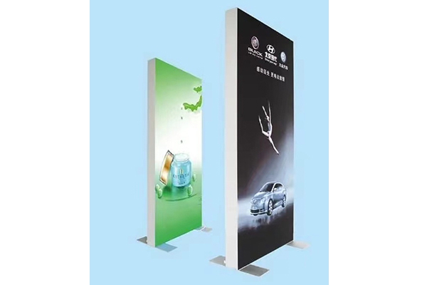 Vertical Advertising Light Box Double-Sided Luminous Billboard Outdoor Mobile UV Soft Film Light Box